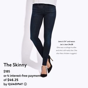 AYR the skinny denim jean